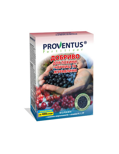 Провентус для Лохини, Чорниці та Журавлини 12.20.14 + В1, С, РР 300г Провентус для Лохини, Чорниці та Журавлини 12.20.14 + В1, С, РР 300г