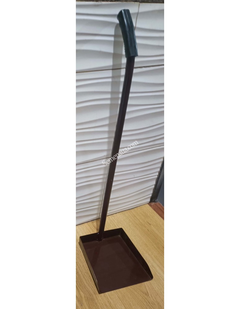 Совок для золи, вугілля та сміття, прогумована ручка