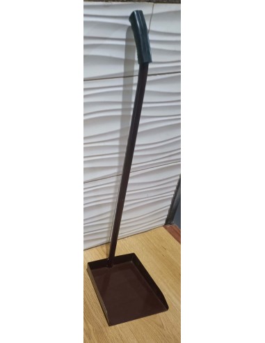 Совок для золи, вугілля та сміття, прогумована ручка